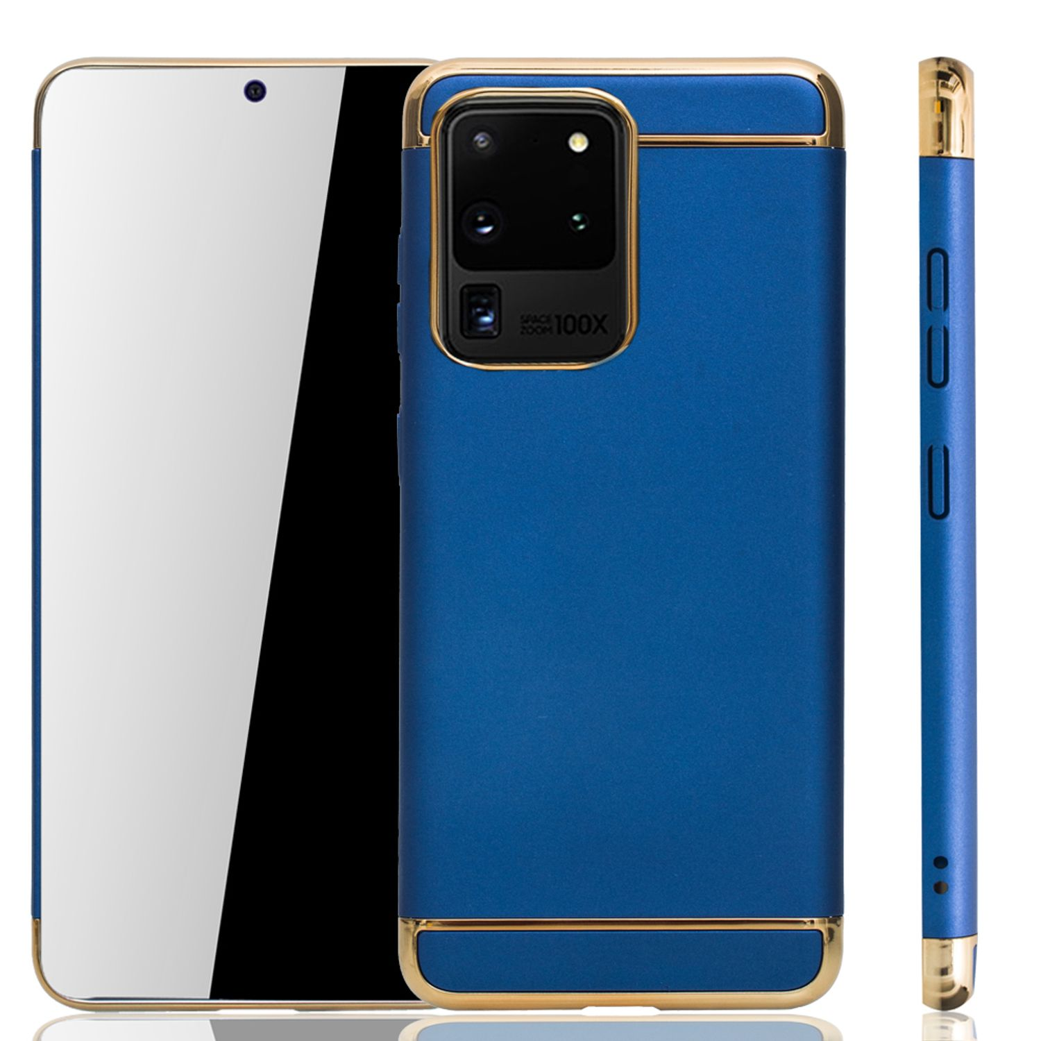 Ultra, Schutzhülle, KÖNIG S20 Galaxy Backcover, Samsung, Blau DESIGN