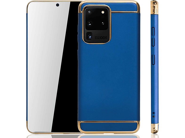 Ultra, Schutzhülle, KÖNIG S20 Galaxy Backcover, Samsung, Blau DESIGN