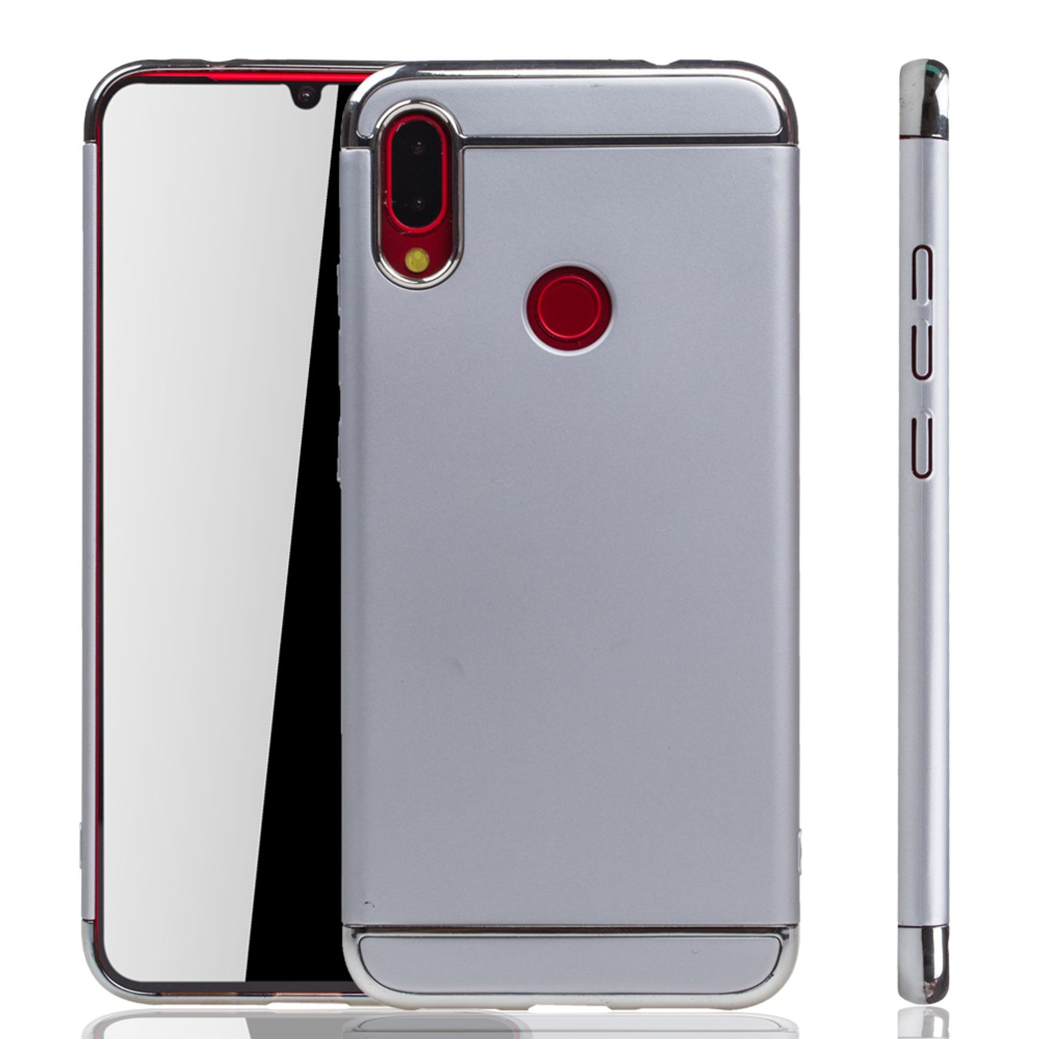 Pro, DESIGN Silber Xiaomi, 7 KÖNIG Schutzhülle, Backcover, 7 Redmi Note / Redmi Note