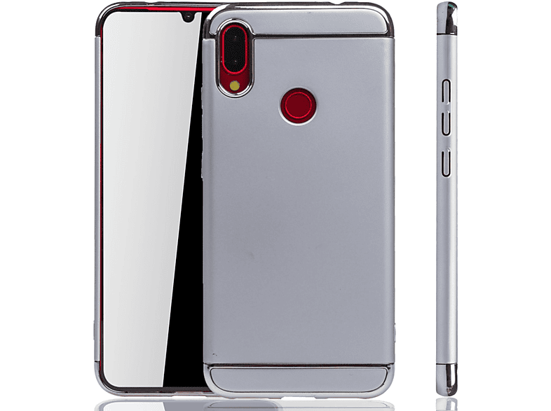 KÖNIG DESIGN Schutzhülle, Backcover, Xiaomi, Redmi Note 7 / Redmi Note 7 Pro, Silber