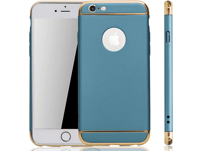 KÖNIG DESIGN / iPhone Schutzhülle, Backcover, 6s, Apple, 6 Blau