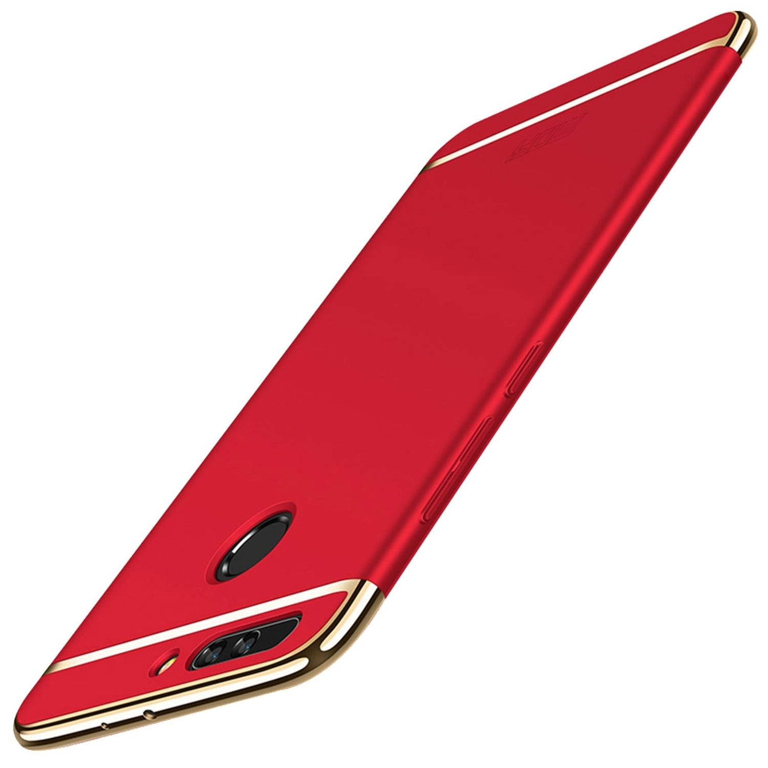 Huawei, Rot Backcover, DESIGN 9, KÖNIG Schutzhülle, Honor
