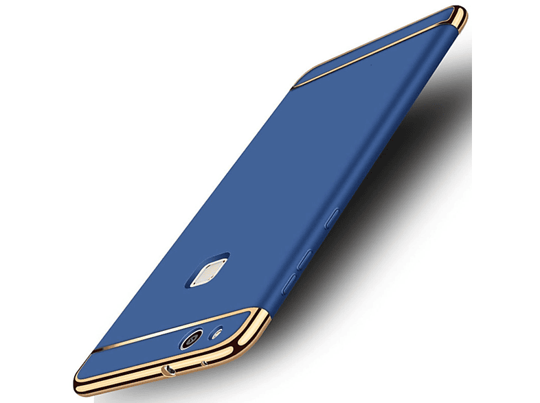 KÖNIG DESIGN Schutzhülle, Backcover, Huawei, P9 Lite, Blau