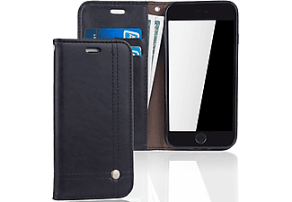 KÖNIG DESIGN Handyhülle, Bookcover, Apple, iPhone 7, Schwarz