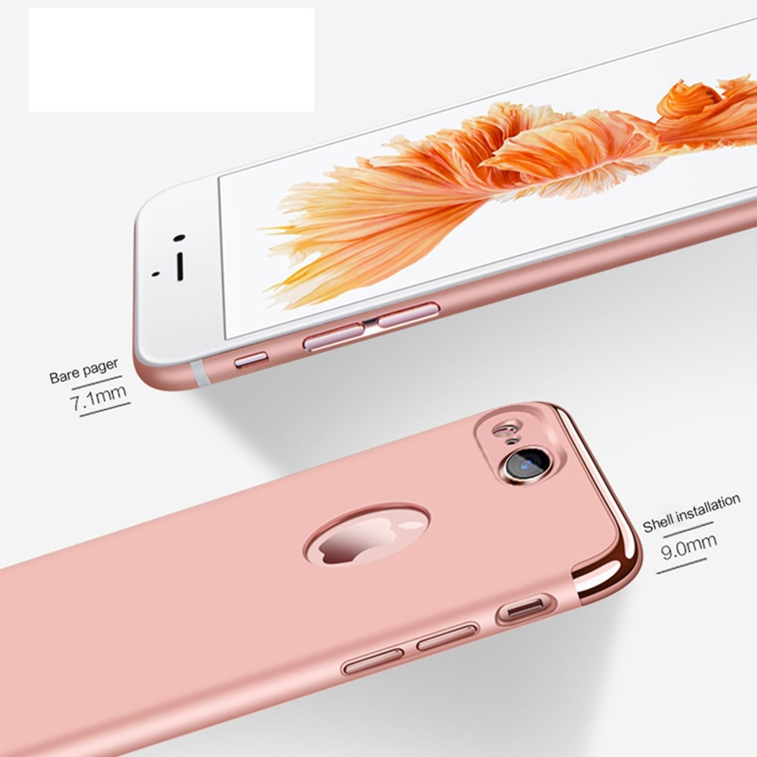 Backcover, Schutzhülle, KÖNIG Rosa 6 Apple, DESIGN 6s, iPhone /