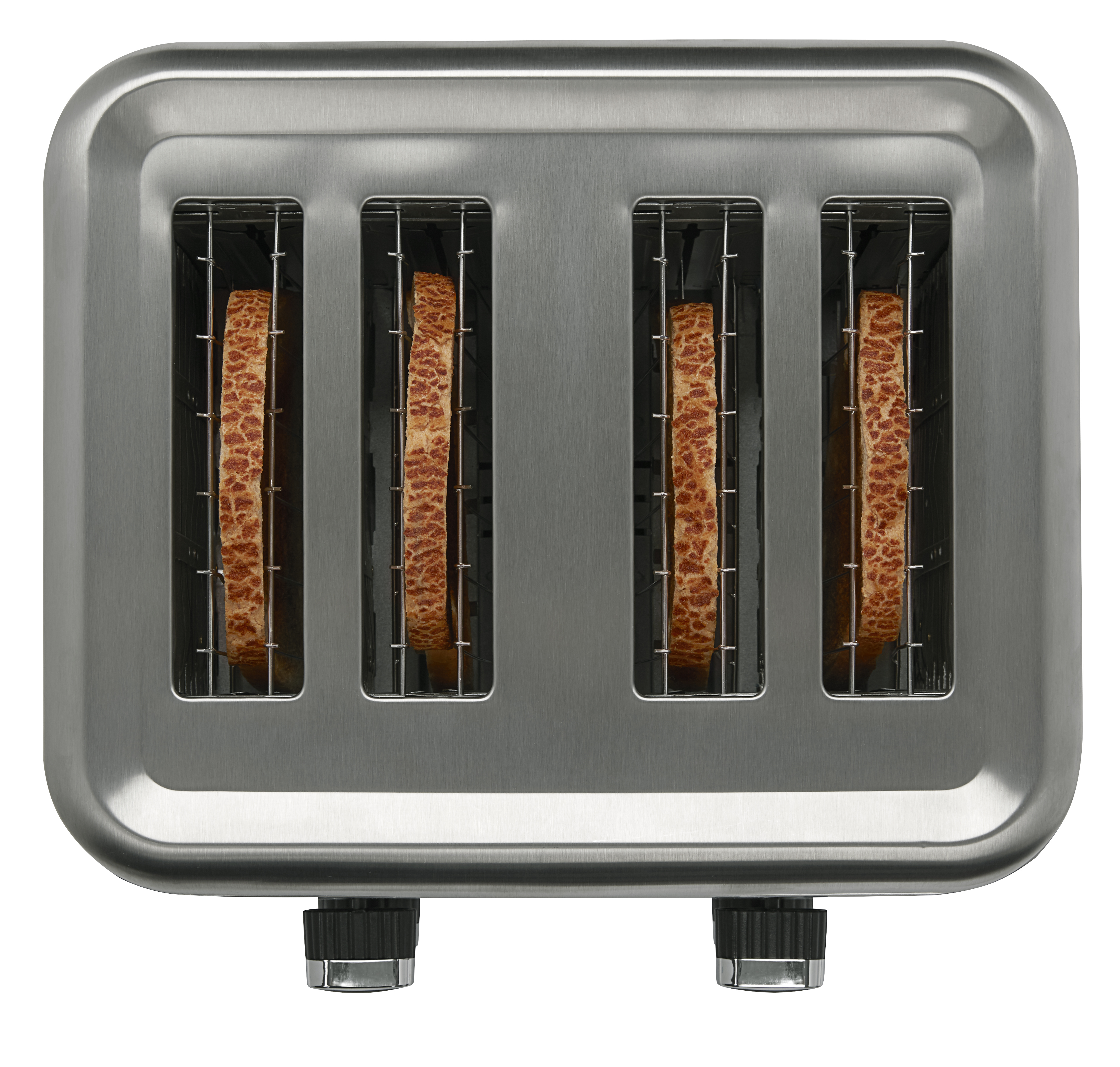 4) BBEK1031N Watt, Schlitze: BRABANTIA Toaster (1800 Edelstahl/Grau