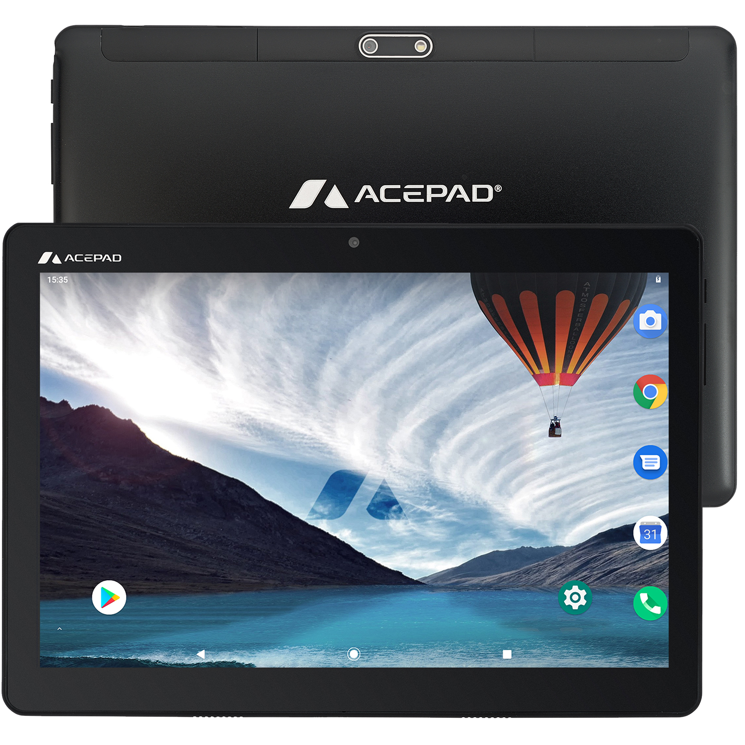 RAM, Tablet mit Zoll, GB, Tastatur, LTE, A145T, Schwarz Octa-Core, 10,1 6GB 128 FHD, ACEPAD