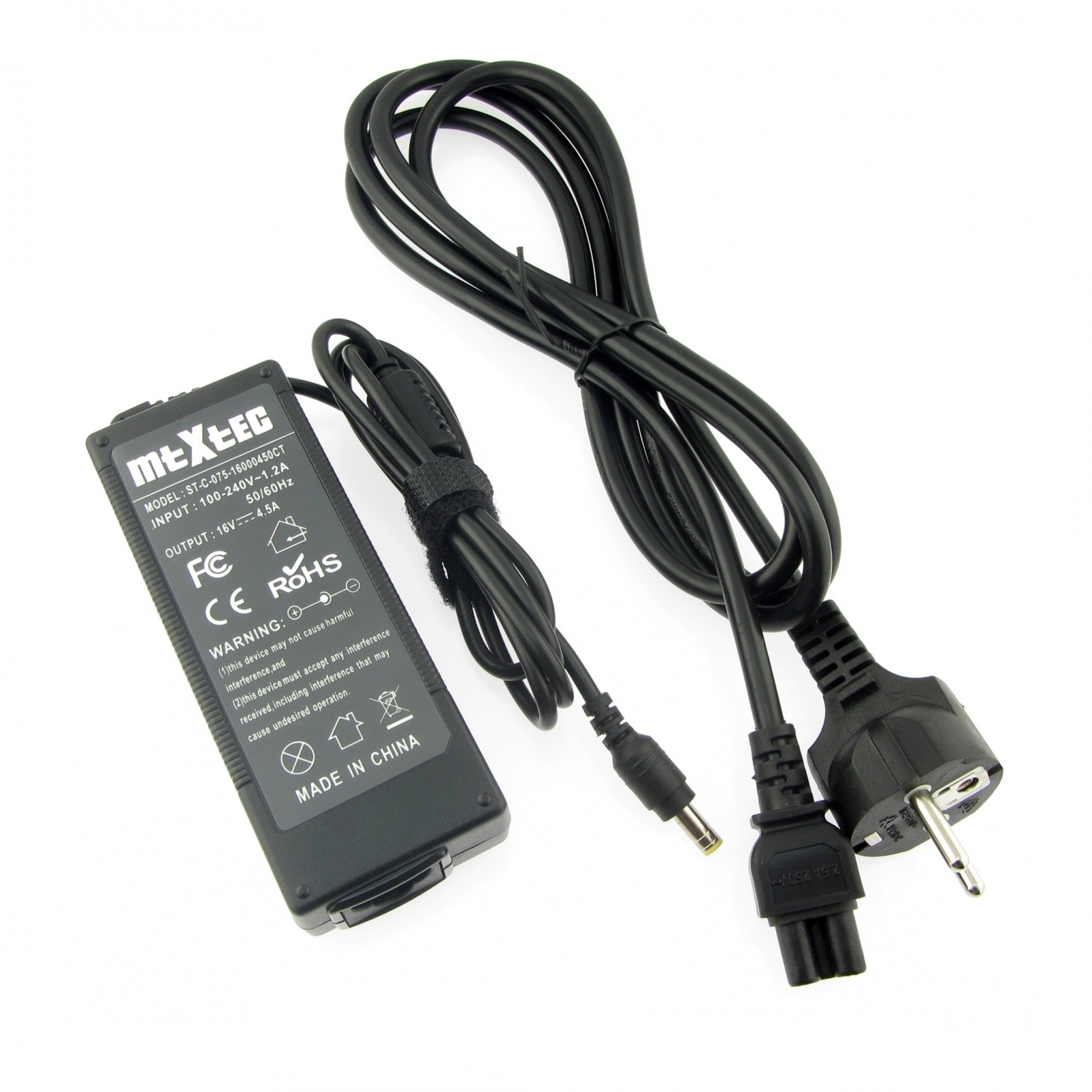 Watt mm T23 für Notebook-Netzteil 5.5 16V, x rund ThinkPad Netzteil, (2648), 4.5A LENOVO 2.5 72 MTXTEC Stecker