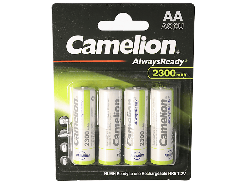 CAMELION AA, Mignon LR6, HR6, NiMH-batterij met maximaal 23 Batterij ...