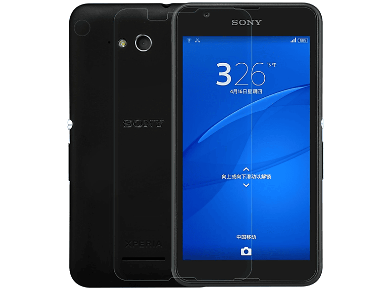 KÖNIG DESIGN 3er Pack Displayschutz E4G) Sony Xperia Schutzfolie(für