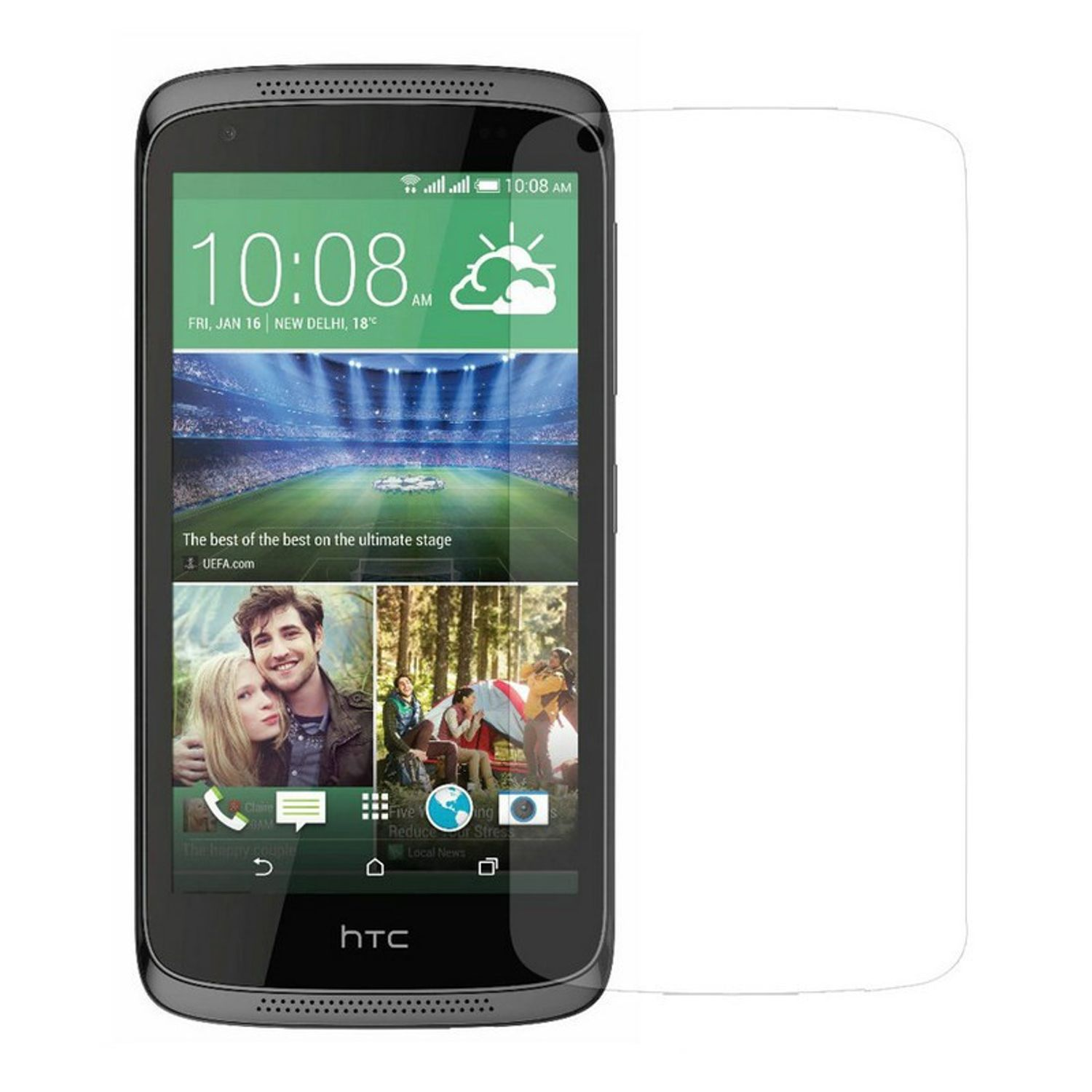 Schutzfolie(für Desire HTC 3er KÖNIG 526G+) Pack DESIGN Displayschutz