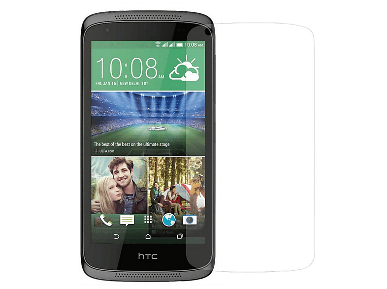 KÖNIG DESIGN 3er Pack Displayschutz Schutzfolie(für HTC Desire 526G+)