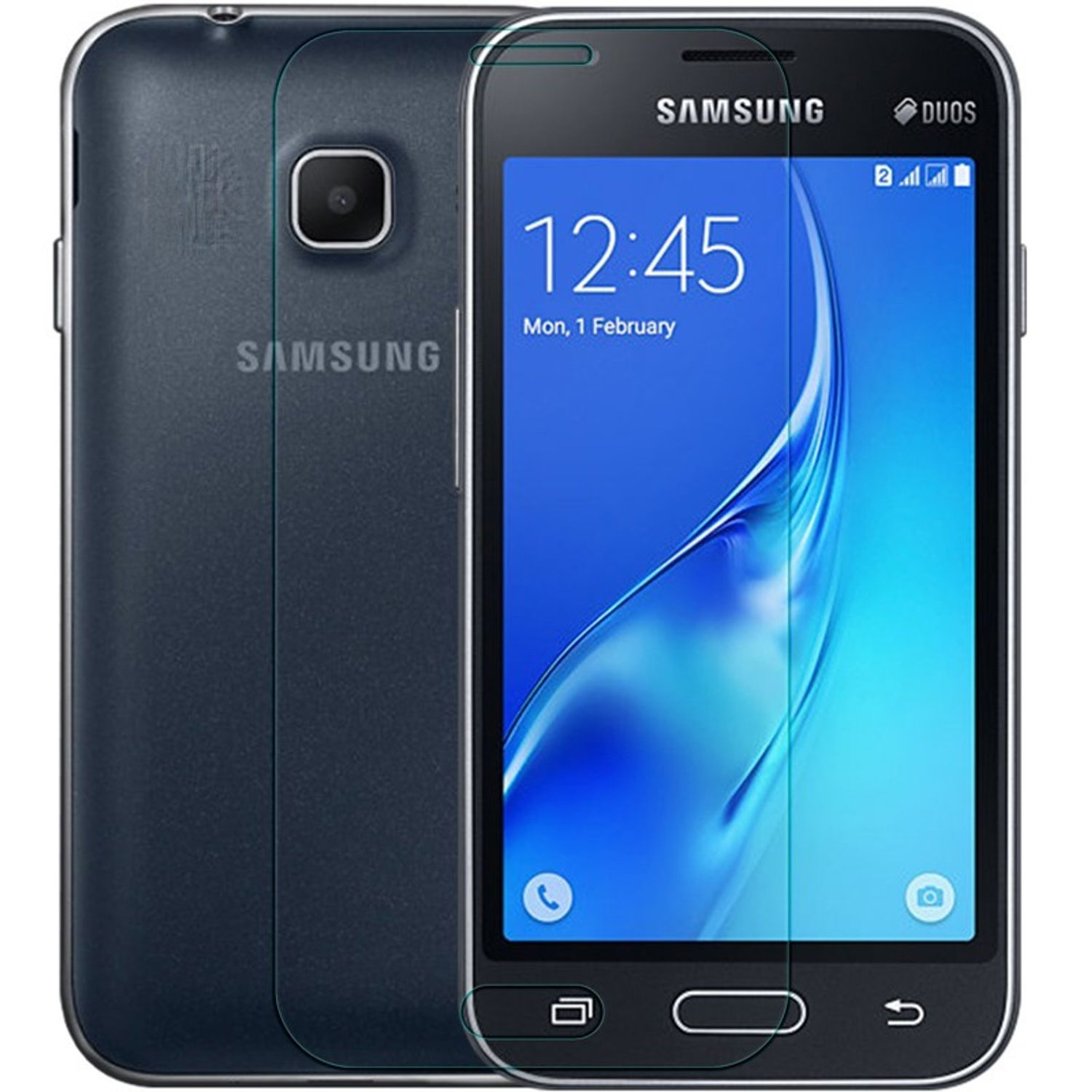KÖNIG DESIGN 3er Displayschutz Schutzfolie(für J1 Pack Galaxy Samsung Mini)
