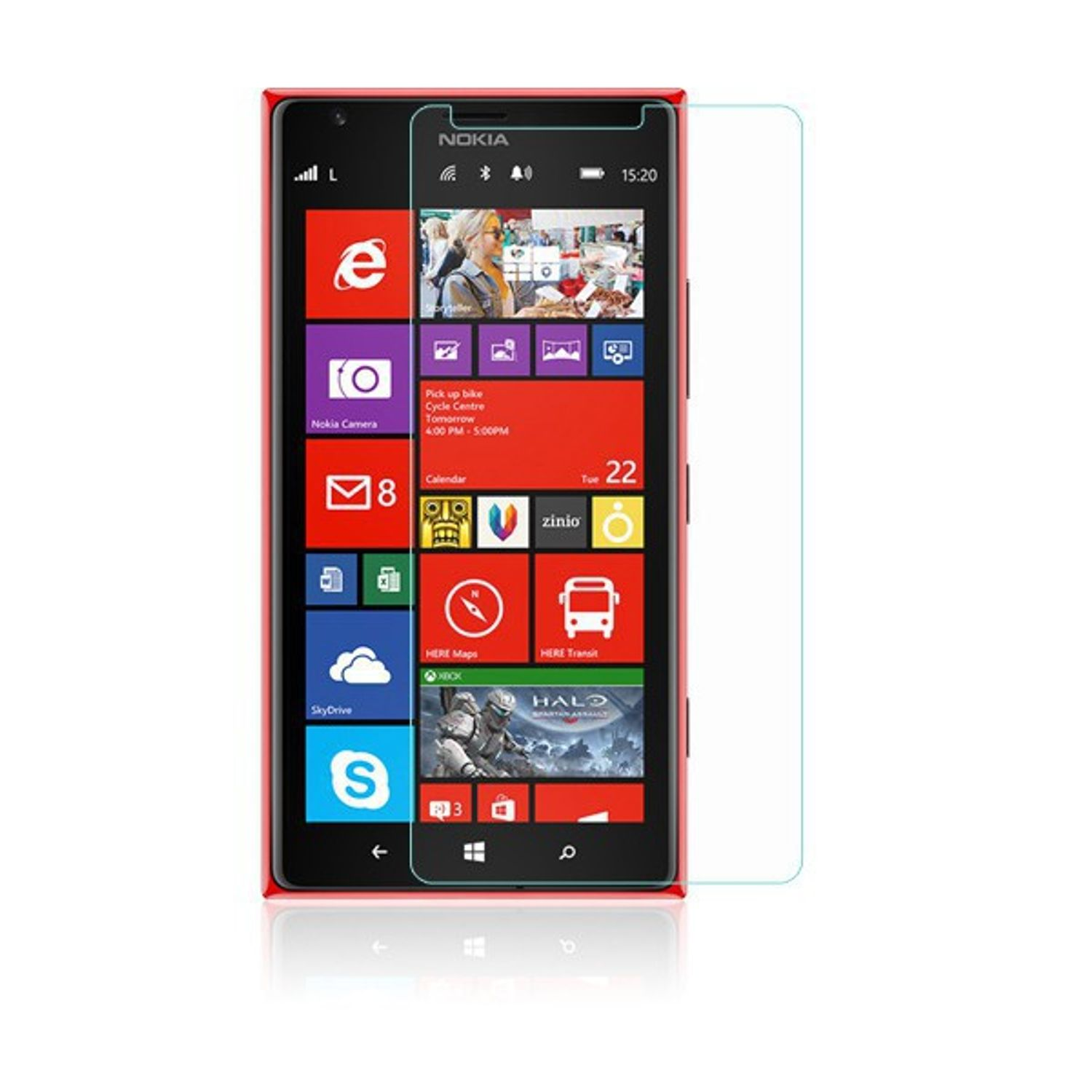 1520) Pack Schutzfolie(für KÖNIG Lumia 2er DESIGN Displayschutz Nokia