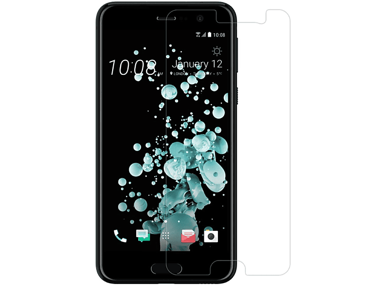 KÖNIG DESIGN 3er Pack Displayschutz Schutzfolie(für HTC U Play)