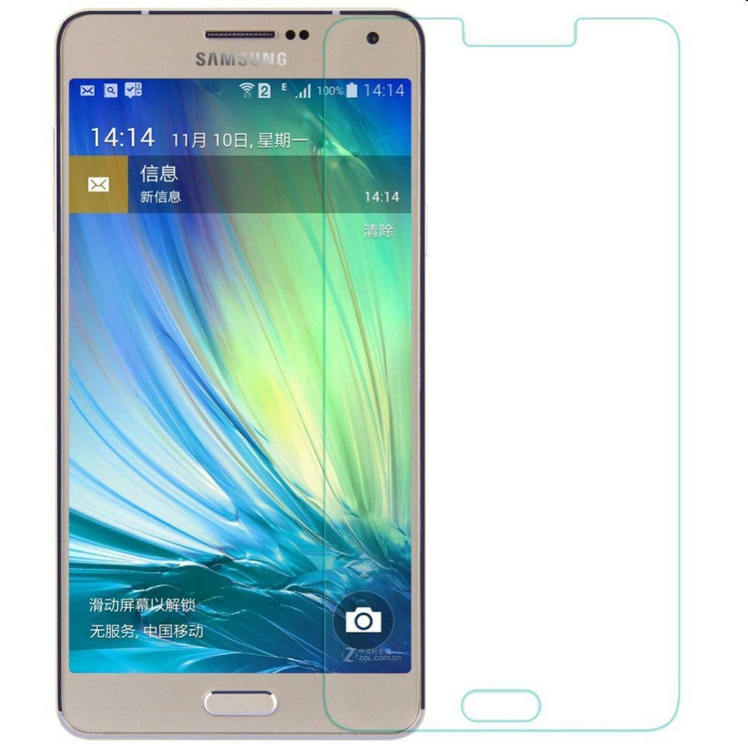 Pack Displayschutz Galaxy KÖNIG DESIGN 2er Samsung Schutzfolie(für A7 (2015))