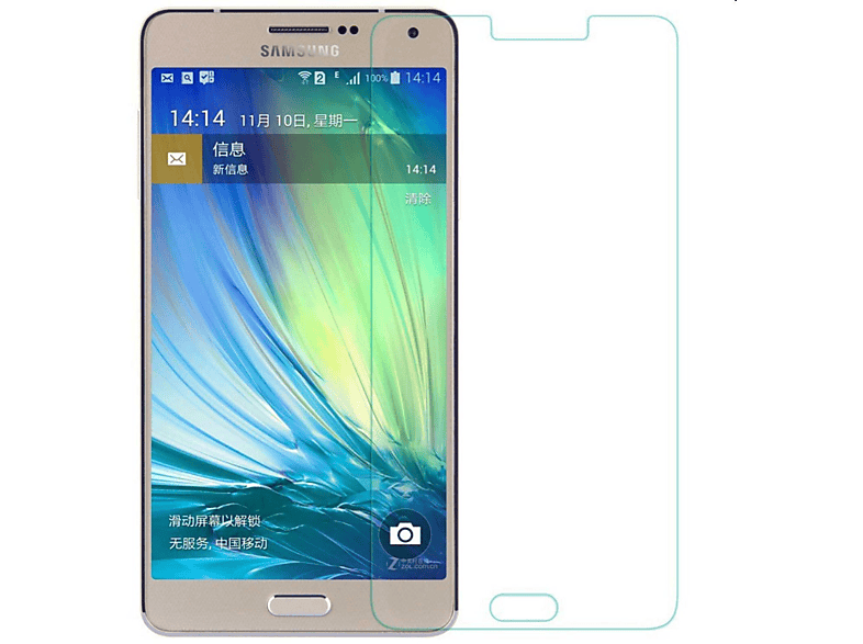 KÖNIG DESIGN 2er Pack Displayschutz Schutzfolie(für Samsung Galaxy A7 (2015))