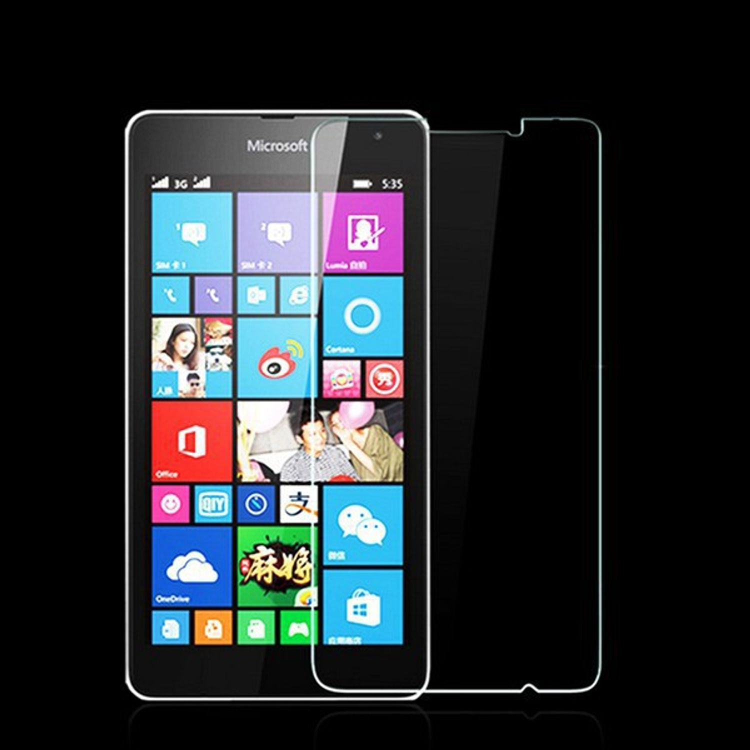 2er Schutzfolie(für Nokia Lumia Displayschutz DESIGN KÖNIG Pack 730)