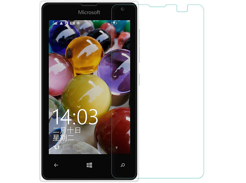 Schutzfolie(für DESIGN Lumia KÖNIG Displayschutz Pack 435) Microsoft 2er
