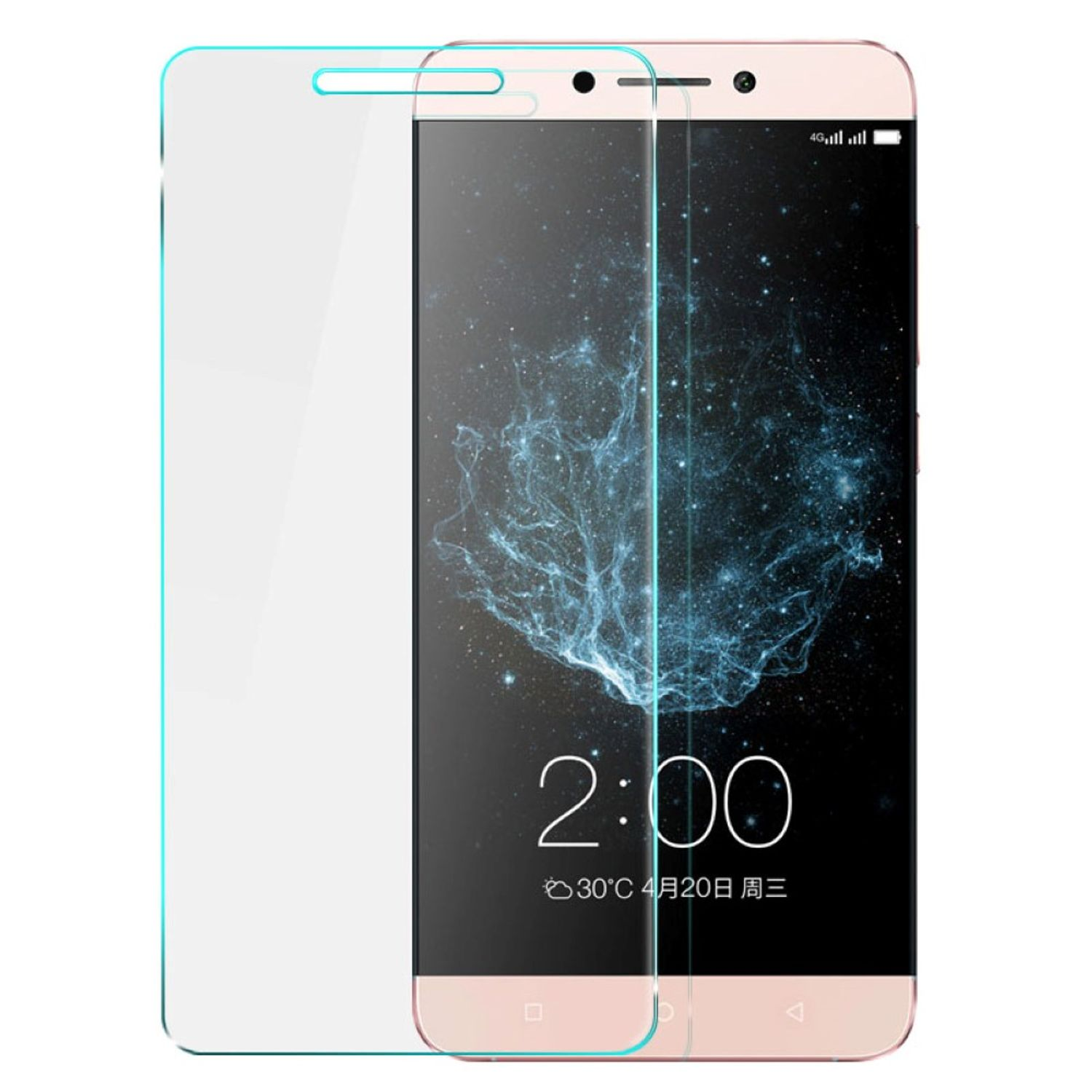 Max) Le 2er Displayschutz LeEco 2 DESIGN Schutzfolie(für KÖNIG Pack