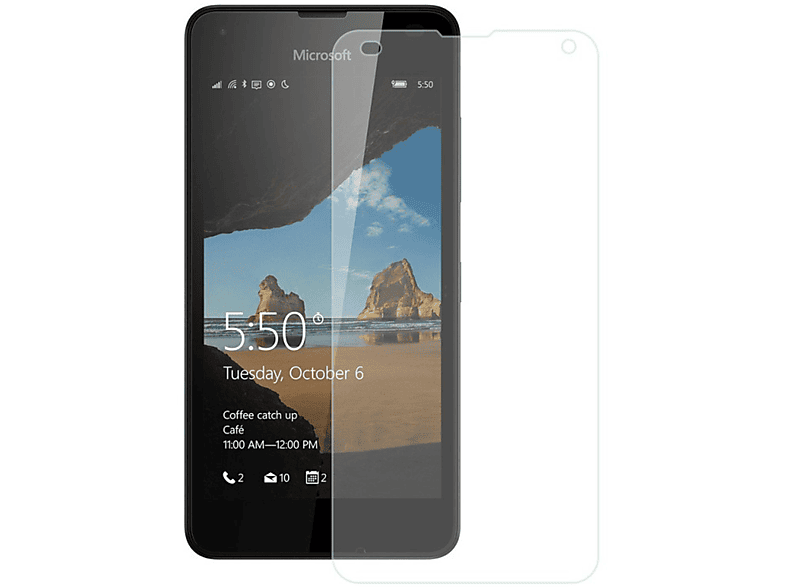 KÖNIG DESIGN 3er Pack Displayschutz Lumia Schutzfolie(für Microsoft 550)