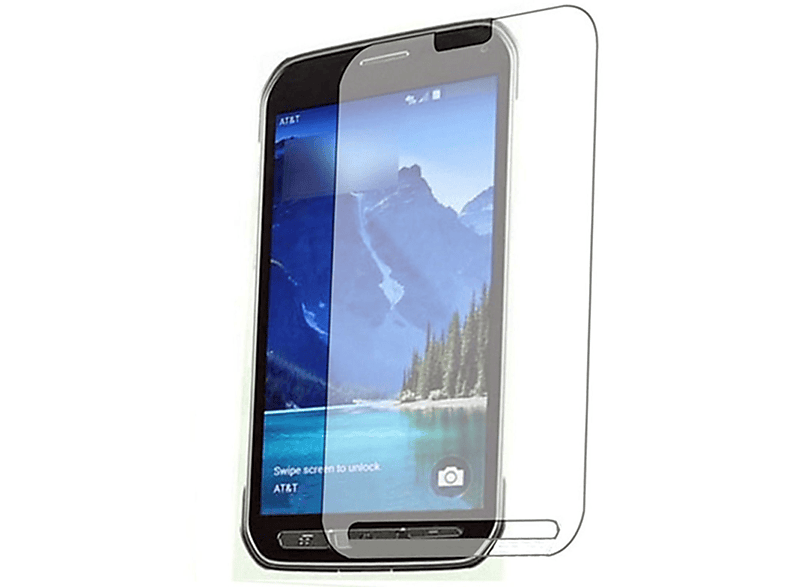 KÖNIG DESIGN 2er Pack Displayschutz Schutzfolie(für Samsung Galaxy S5 Active)