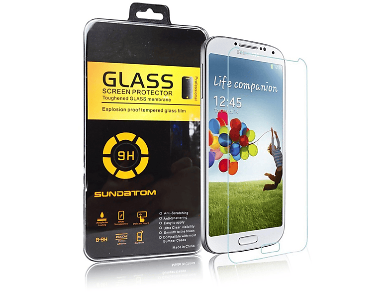 Samsung 2er S4) DESIGN Galaxy Schutzfolie(für Displayschutz KÖNIG Pack