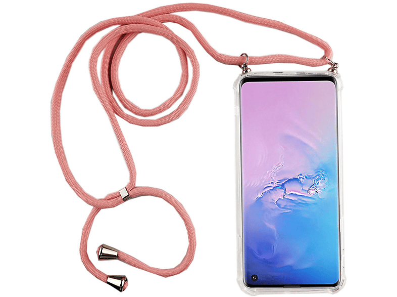 KÖNIG DESIGN Schutzhülle, Umhängetasche, Samsung, S10, Transparent Galaxy