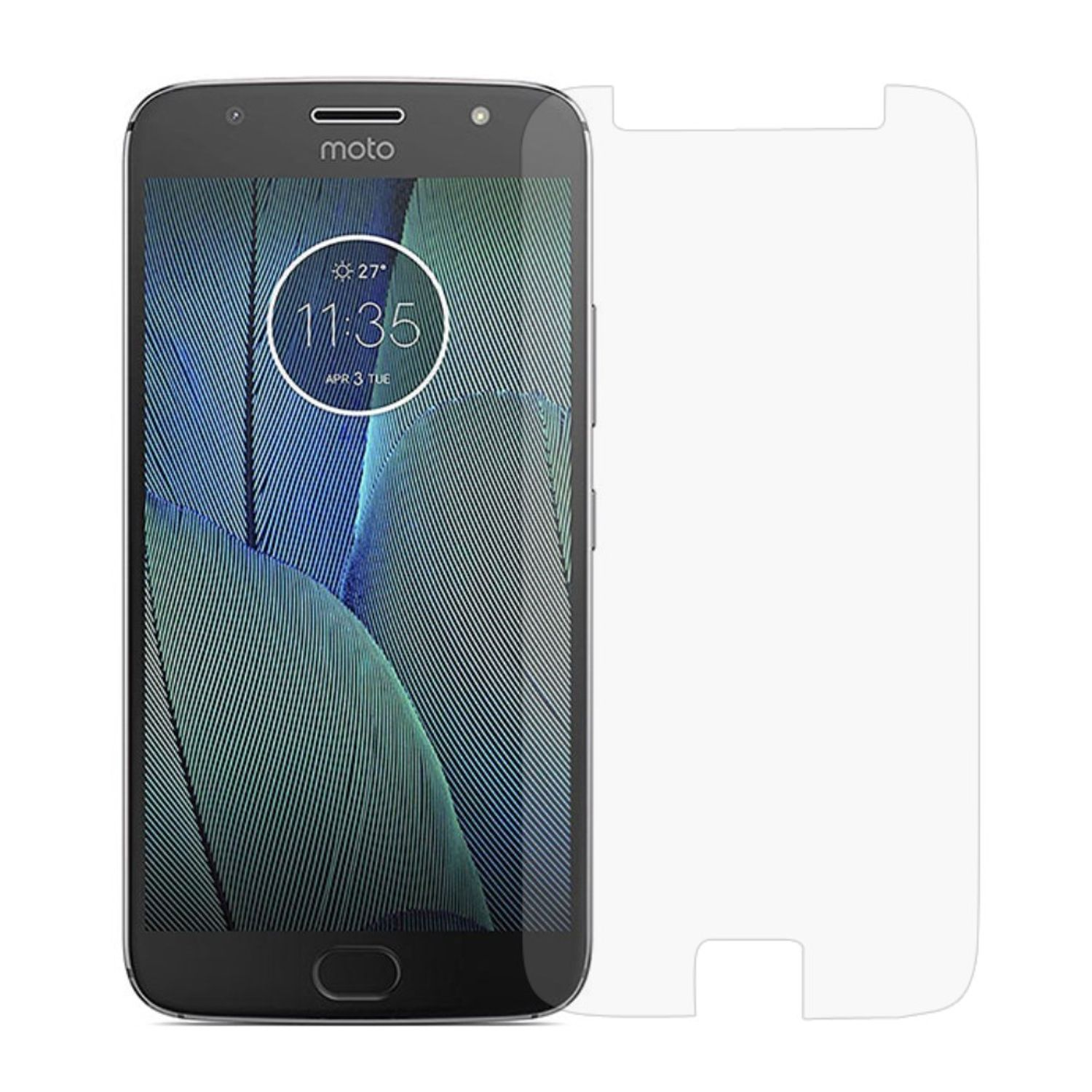 KÖNIG DESIGN 3er Pack Motorola Schutzfolie(für G5S Moto Displayschutz Plus)