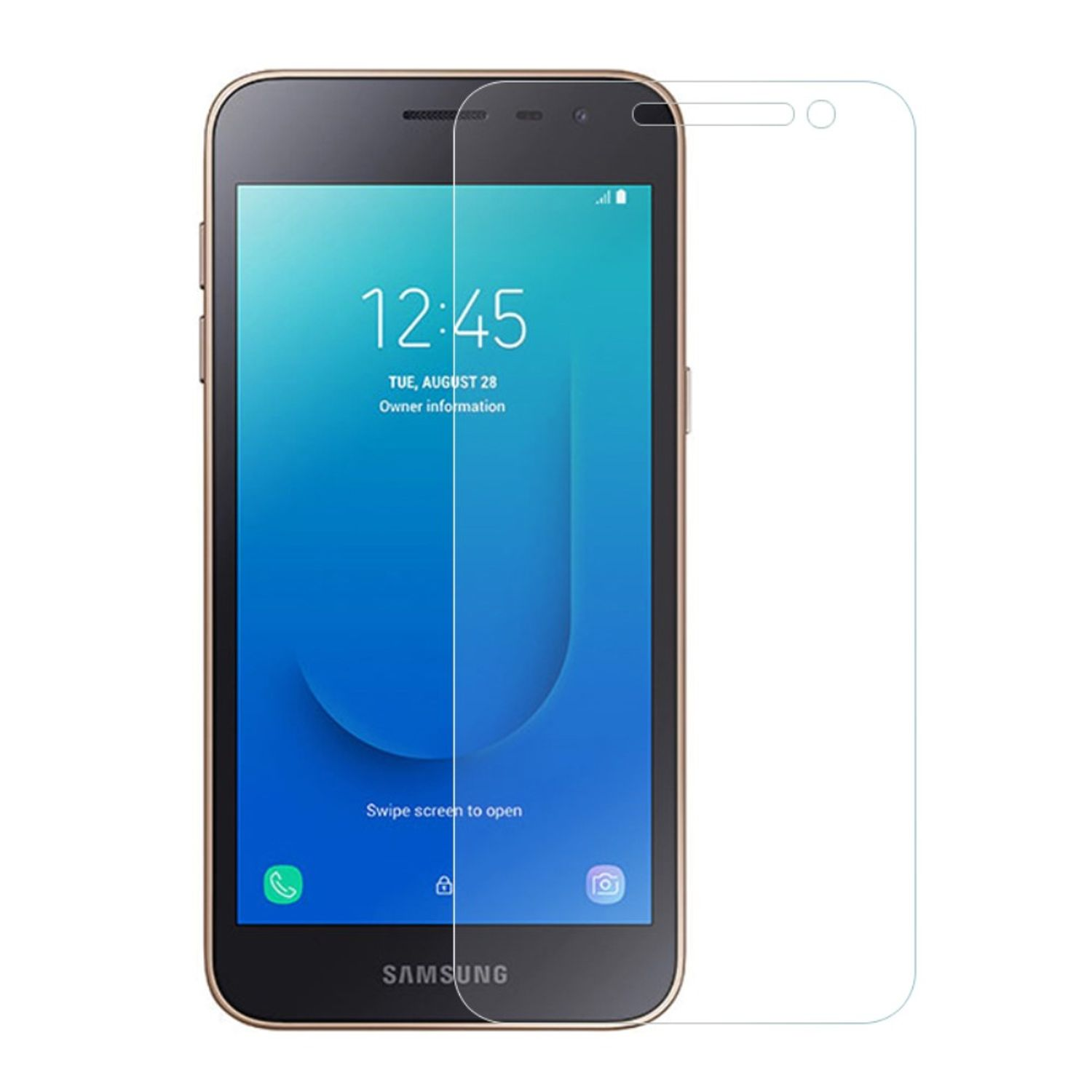 KÖNIG DESIGN 2er Pack Samsung Schutzfolie(für J2 Displayschutz Core) Galaxy