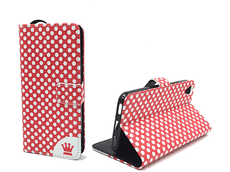 Handyhülle, KÖNIG Rot Bookcover, Y6, Huawei, DESIGN