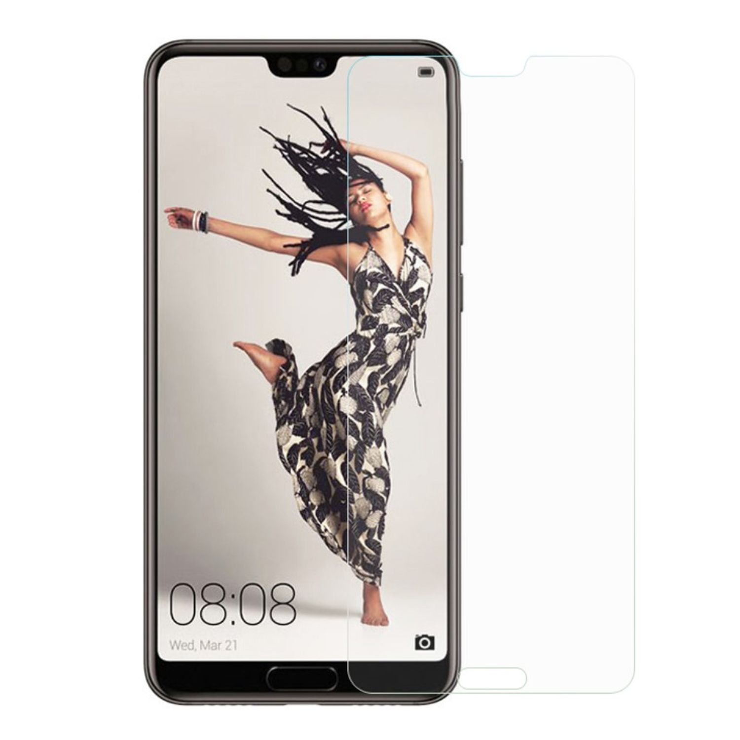 KÖNIG DESIGN Pack Huawei 3er Displayschutz P20 Pro) Schutzfolie(für