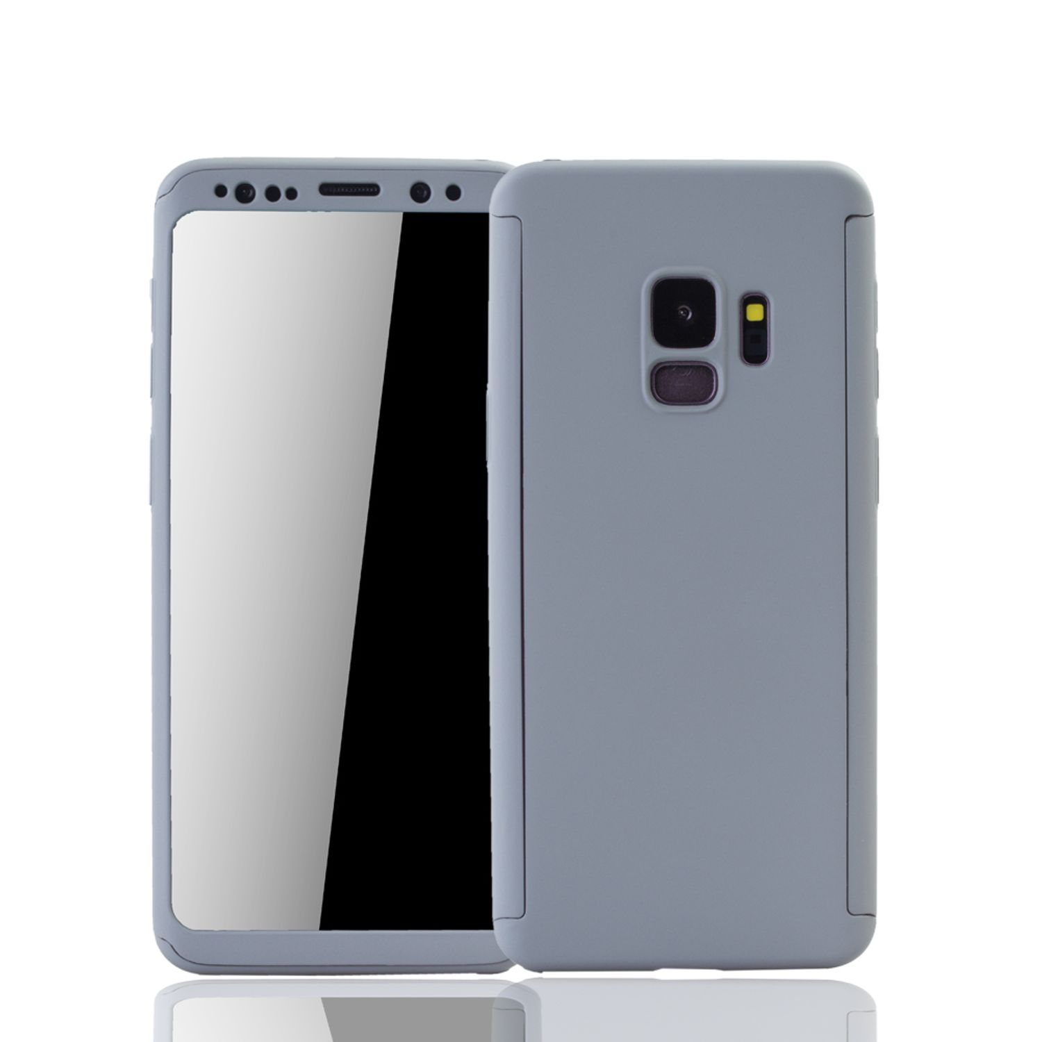 KÖNIG DESIGN S9, Grau Samsung, Galaxy Cover, Schutzhülle, Full