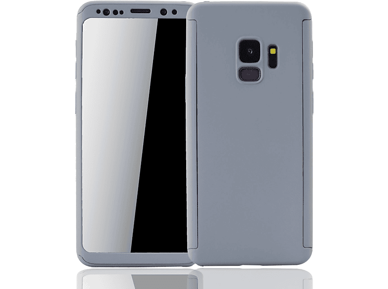 Full Grau Galaxy DESIGN Schutzhülle, Samsung, S9, KÖNIG Cover,