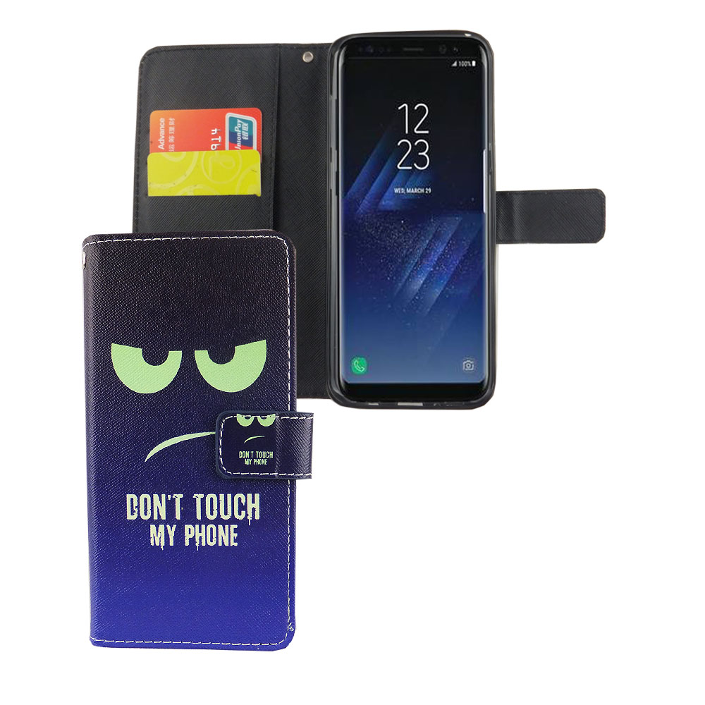 Samsung, Bookcover, KÖNIG Galaxy Handyhülle, DESIGN S8 Blau Plus,