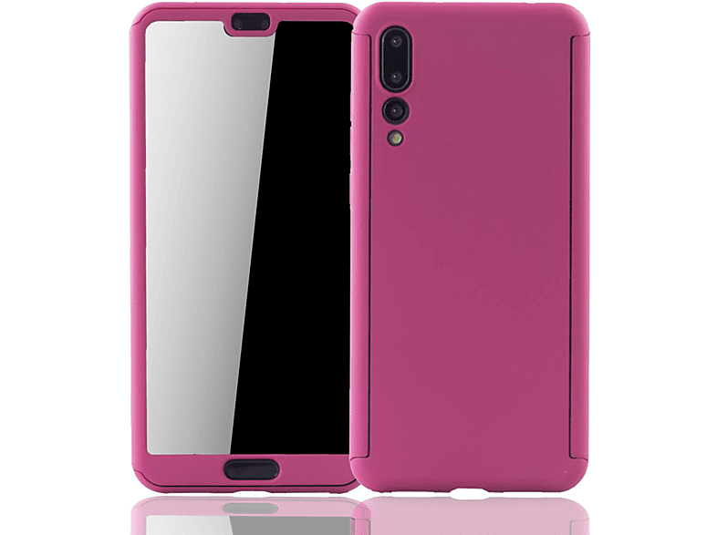 KÖNIG DESIGN Schutzhülle, Full Cover, Huawei, P20 Pro, Pink
