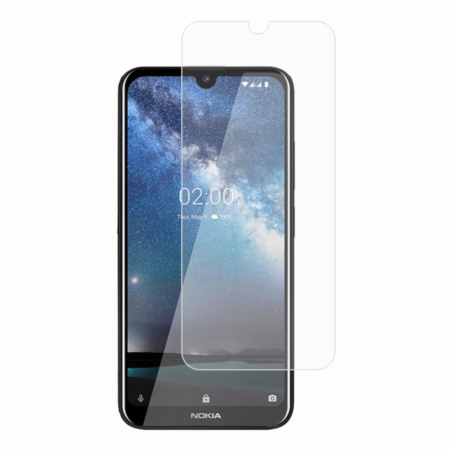 Displayschutz Schutzfolie(für Nokia 2.2) KÖNIG Pack 3er DESIGN