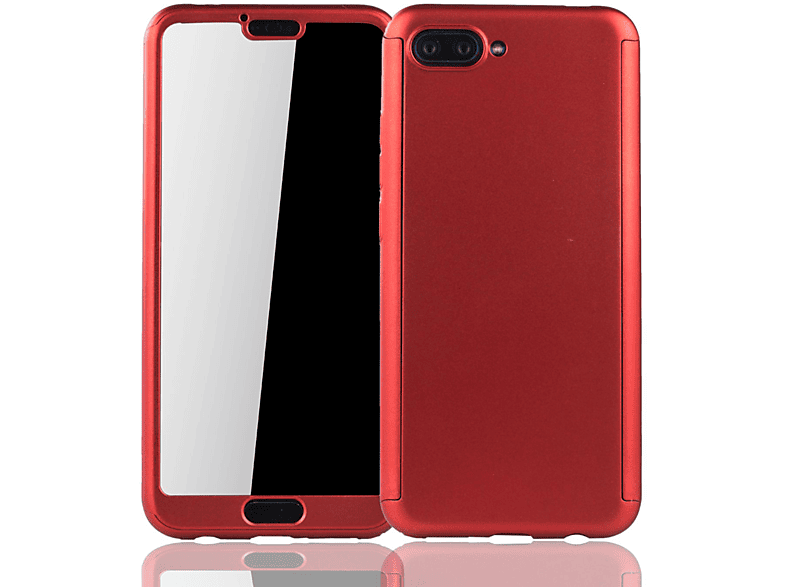 KÖNIG DESIGN Schutzhülle, 10, Rot Huawei, Cover, Full Honor