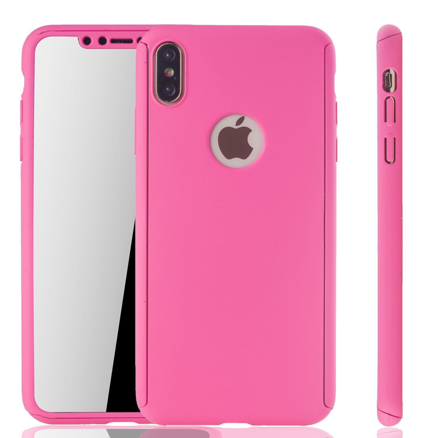 Apple, XS iPhone Cover, Max, DESIGN Pink Schutzhülle, KÖNIG Full