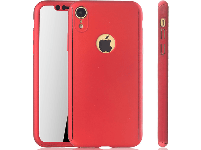 KÖNIG DESIGN Schutzhülle, Full Cover, Apple, iPhone XR, Rot
