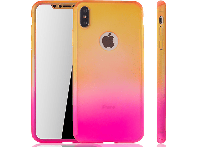 KÖNIG DESIGN Schutzhülle, Full Cover, Apple, XS Mehrfarbig iPhone Max