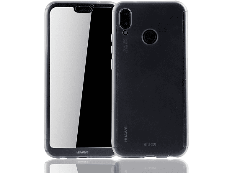 KÖNIG DESIGN Schutzhülle, Full Cover, Huawei, P20 Lite, Transparent