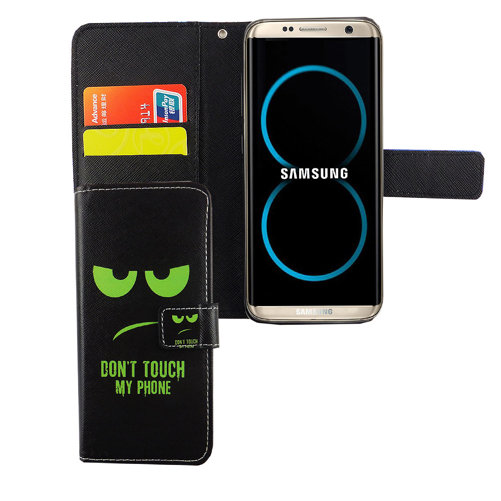 Samsung, S8, Handyhülle, Galaxy KÖNIG DESIGN Bookcover, Grün
