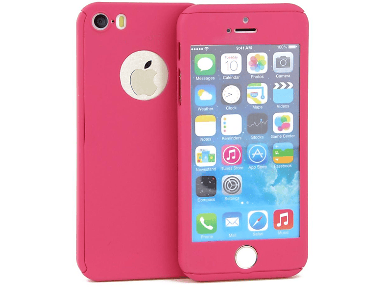 KÖNIG DESIGN Schutzhülle, Full Cover, Huawei, P9 Lite, Pink