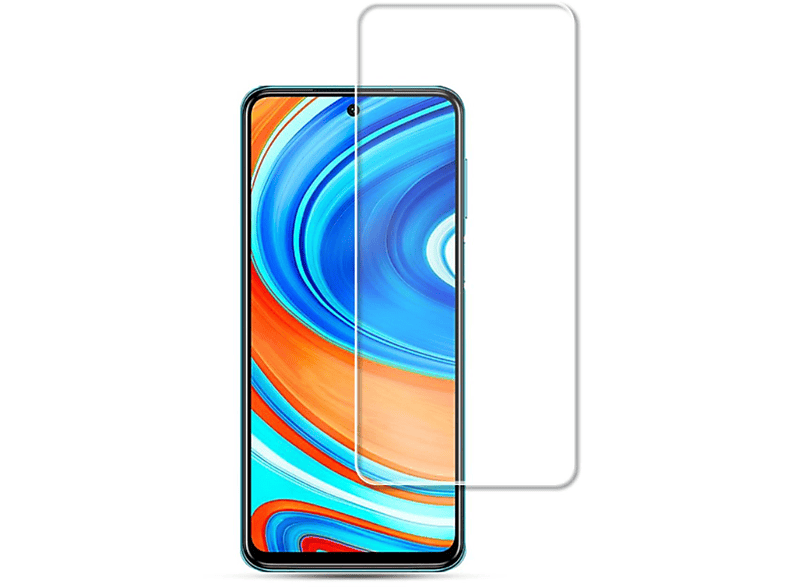 Displayschutz DESIGN Pack KÖNIG Schutzfolie(für Xiaomi Redmi Note 9) 2er