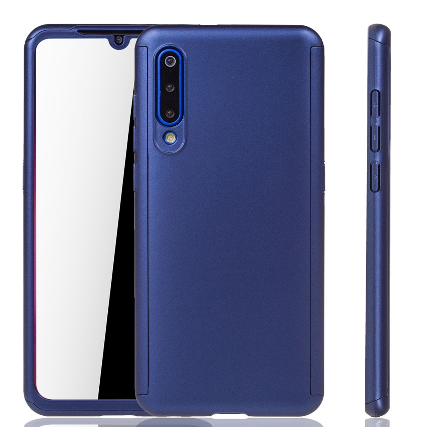 KÖNIG DESIGN Schutzhülle, Full Blau Cover, Xiaomi, Mi 9