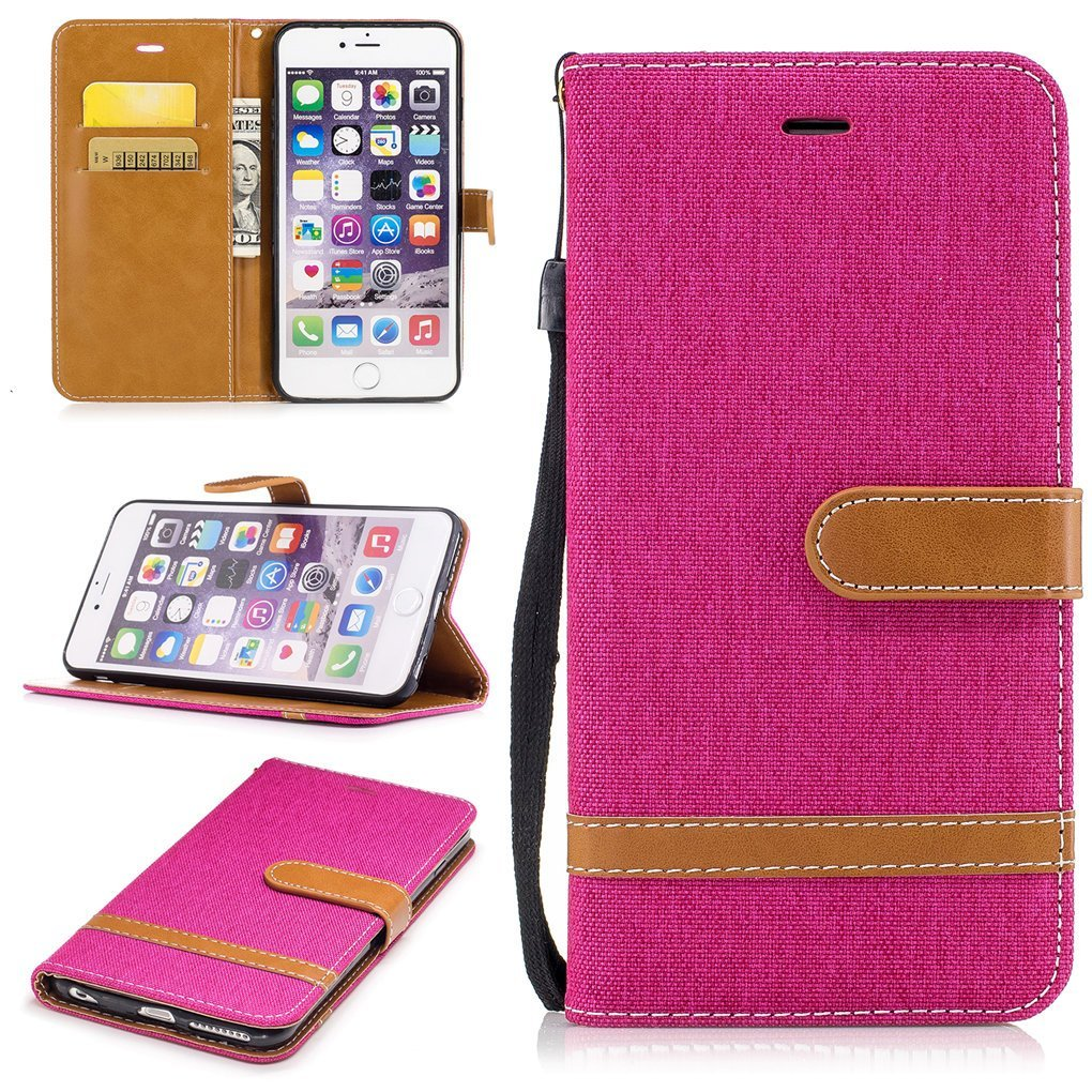 KÖNIG 6 iPhone Apple, / Schutzhülle, Bookcover, Plus, Plus DESIGN 6s Rosa