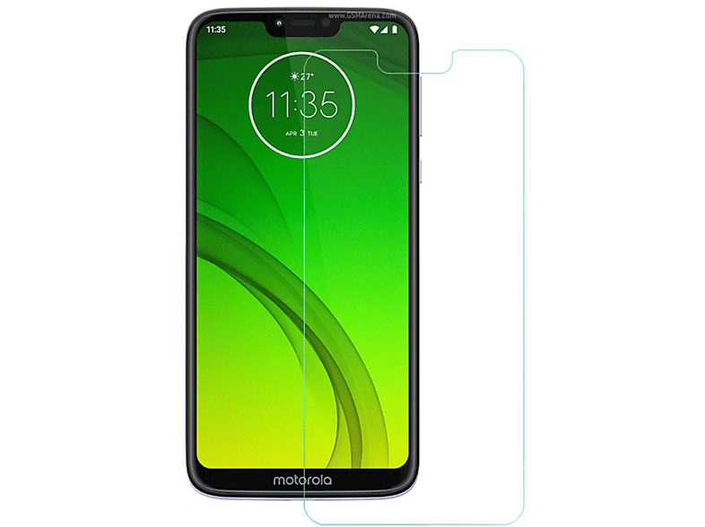 KÖNIG DESIGN 3er Pack Displayschutz Schutzfolie(für Motorola Moto G7 Power)
