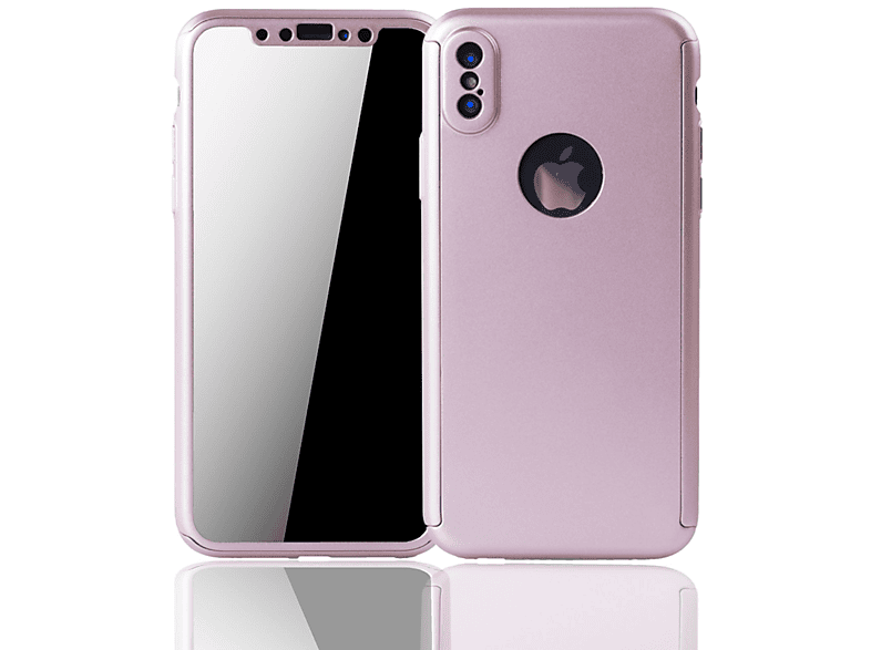 Apple, KÖNIG Pink Cover, X, iPhone Full Schutzhülle, DESIGN