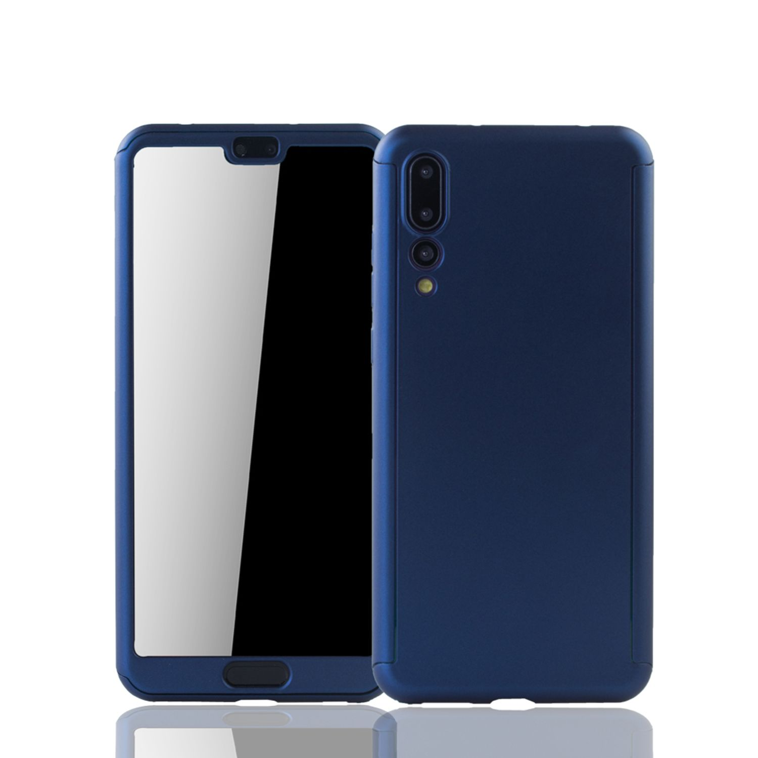Schutzhülle, DESIGN KÖNIG Huawei, Cover, P20 Pro, Full Blau